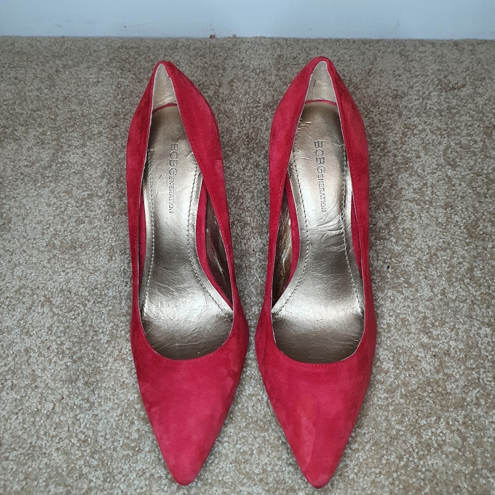BCBGeneration RED Heels SIZE 8.5